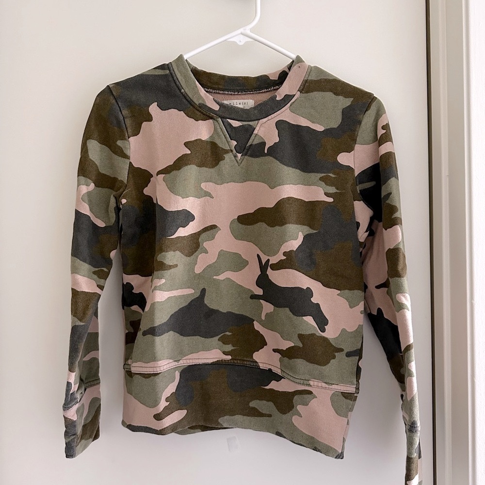 Madewell Camo Sweatshirt